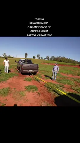 #renatogarciayt O GRANDE CABO DE GUERRA MINHA RAPTOR VS TRES CAMIONETAS !#fordraptor #ram2500 
