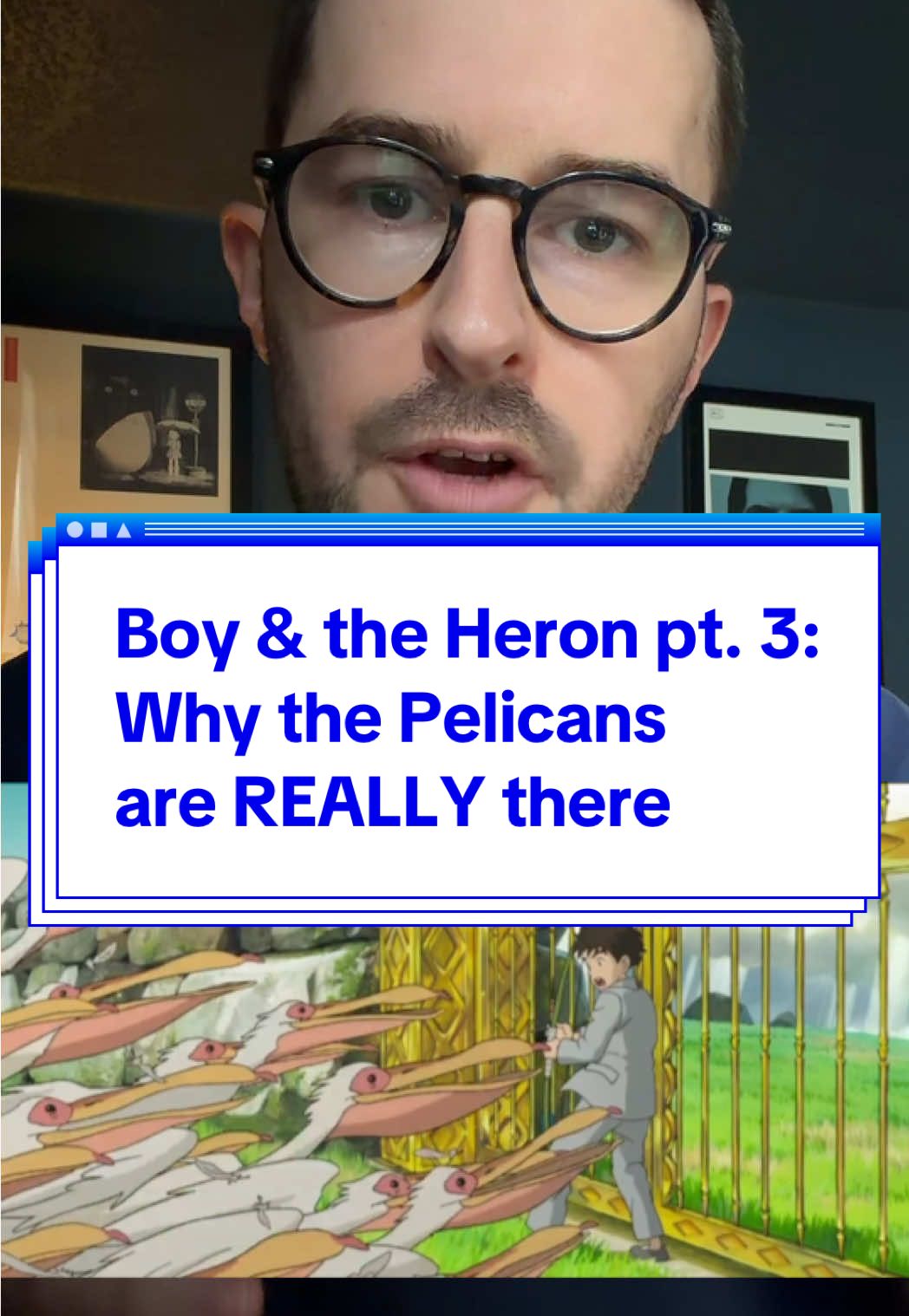 The pelicans remind me so much of the corrupt wizards from Howl’s Moving Castle. #theboyandtheheron #studioghibli #miyazaki #filmtok #tiktokstoriescontest 
