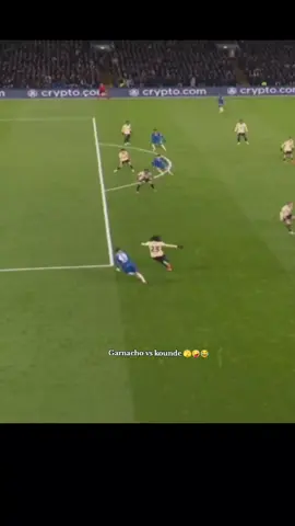 garnacho vs kounde today 🥶😂|| #garnacho7 #julekounde #chelseafc #barcelonafc #fyp 