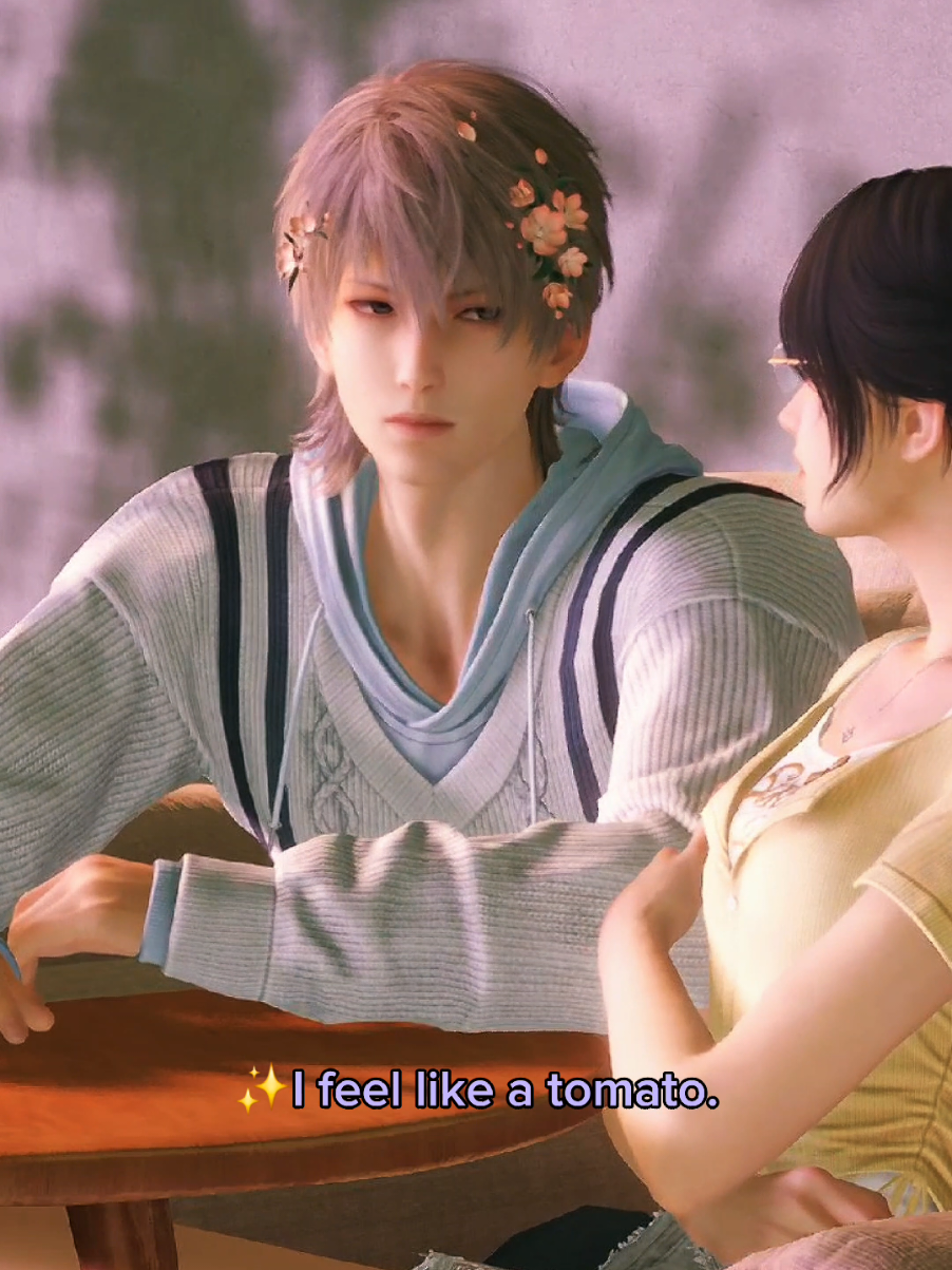 He needs a second to wake up.🤭 Fun fact: I actually don't like oranges and the smell gives me a headache 😀 EtA: Completely unintentionally, after going through the used sound I notced someone had used this sound with Caleb in a similar way back in July. Please also check out ivory.iv21 's video too 😊 #loveanddeepspace #xavier #loveanddeepspacexavier #xavierloveanddeepspace 