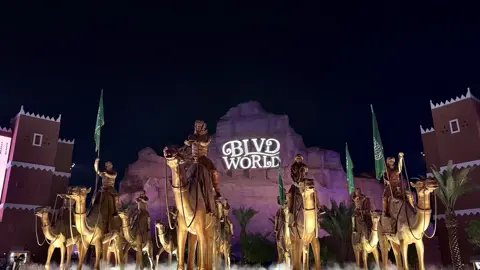 BLVD World ⛩️🗽🗼🎢 #foryou #riyadh #blvdworld #explore 