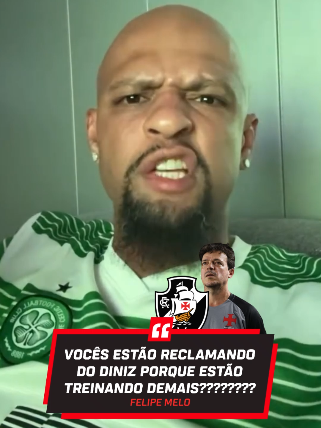 Felipe Melo SOLTOU O VERBO nas redes sociais sobre atual situação do Vasco. Organizada do Cruzmaltino foi ao CT antes de 'final' contra o Inter e cobrou elenco (via @felipemelo/IG) #Vasco #FelipeMelo #FutebolNaESPN #Futebol #Brasileirao #Diniz #tiktokesportes