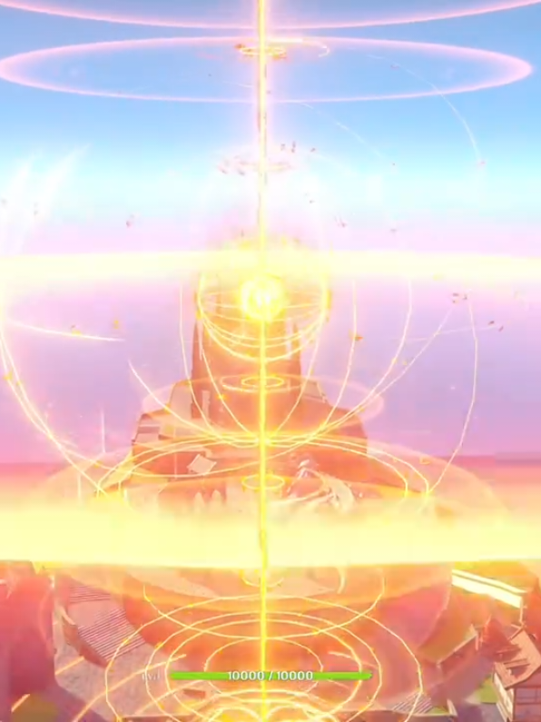 原神：蒙德星空下！【流星雨魔法】#热门话题 #原神 #星空 