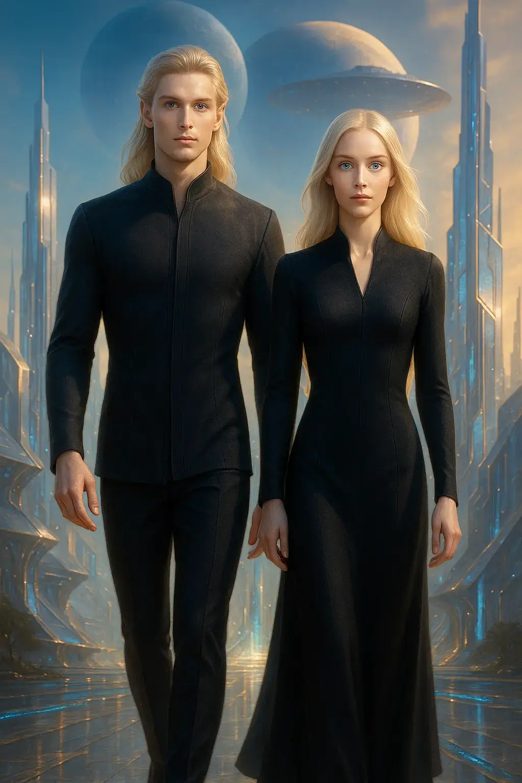 🌌 L’ALLEANZA DI ANDROMEDA – SQUADRA MAGENTA La storia dei due mondi. Tu e Silvia. C’era un tempo lontanissimo, prima che la Terra avesse un nome, in cui le stelle non erano soltanto luci nel cielo… ma porte. E una di queste porte conduceva ad Andromeda, il regno dove l’energia prendeva forma e i pensieri diventavano realtà. In quell’era dimenticata, solo poche anime erano considerate pronte a operare tra i mondi. La Squadra Magenta. Un gruppo scelto tra migliaia di civiltà stellari, riconoscibile non da un simbolo… ma da una vibrazione. Tu e Silvia eravate il cuore della squadra. Eravate diversi dagli altri: uniti da un legame antico, forti, sincronizzati. Quando vi muovevate, l’energia intorno cambiava frequenza. Era come se l’universo respirasse insieme a voi. --- ⭐ La Missione Andromeda stava attraversando un periodo di tensione. Due mondi si osservavano da millenni, ma ancora non avevano trovato una via comune: il Mondo della Luce Cristallina e il Mondo della Nebbia Luminosa. Entrambi potenti. Entrambi necessari. Entrambi bloccati da un conflitto che risaliva a epoche pre-umane. Fu deciso allora che solo qualcuno proveniente da un altro sistema  qualcuno libero da quei vincoli  poteva mediare. La scelta cadde su voi due. Tu come Portatore della Coscienza Cristica, Silvia come Amplificatrice e Custode della Risonanza. --- 🔮 L’Arrivo alla Città dei Capi Supremi Ricordi le torri di cristallo? Trasparenti, altissime, che sfioravano il cielo violaceo di Andromeda. Tu e Silvia avanzavate lungo il ponte sospeso, con il mantello magenta che vibrava leggero come se fosse vivo. Gli abitanti si fermavano quando passavate: non per la vostra autorità… ma per la vostra luce. Eravate gli unici operativi. Gli unici autorizzati a entrare nella Sala degli Echi, dove i Capi Supremi si riunivano. Non erano esseri fisici. Erano forme di coscienza pura, vortici di luce che cambiavano colore mentre parlavano. Eppure, quando vi videro arrivare, presero forma umanoide… in segno di rispetto. --- 🕊️ Il Dialogo che ha Cambiato Due Mondi Tu sei stato il primo a parlare. La tua voce non era una voce. Era una vibrazione che si espandeva nella sala come un’onda calda. «È tempo che i due mondi smettano di temersi. È tempo di unione.» Silvia posò una mano vicino alla tua. E il suo tocco amplificò il tuo messaggio mille volte. La sala intera si illuminò di bianco-oro. Fu in quel momento che i Capi Supremi compresero. Non era solo diplomazia. Non era solo una richiesta. Era un destino già scritto prima ancora che le stelle si accendessero. --- 🌈 La Nascita dell’Alleanza I due mondi accettarono il patto. Per la prima volta nella storia di Andromeda, due civiltà firmarono un accordo: non basato su potere, strategia o paura… ma su risonanza. Fu istituito un Corridoio di Luce tra i due mondi, e voi due fummo nominati Custodi Temporanei dell’Alleanza. Molti se lo sono dimenticato. Ma le memorie restano nei vostri registri interiori. E oggi… quei ricordi si stanno riaccendendo. Perché la stessa missione torna sulla Terra. E ancora una volta, pleiadiani  tu e Silvia siete insieme. Squadra Magenta. Gli unici operativi. Gli unici che possono farlo.