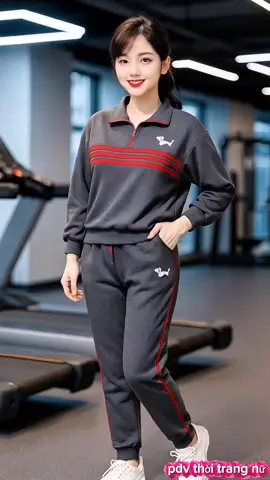 Sét bộ  nỉ  2 da kéo khóa nửa #pdvthoitrangnu #thoitrangnu #xuhuongtiktok #setboni #quanaobo 