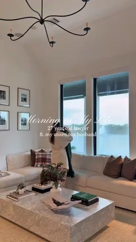 Morning in my life ☁️ My much requested husband is making a cameo.. except everytime he sees the camera he acts goofy 😂 I love him #marriedlife #marriagehumor #marriedcouple 