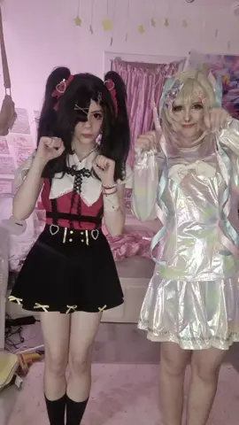 #needystreameroverload ☆ twin we are soooo cute @teddy👽 awesomest kangel #kangelcosplay #amechancosplay #kangel #needystreameroverloadcosplay 