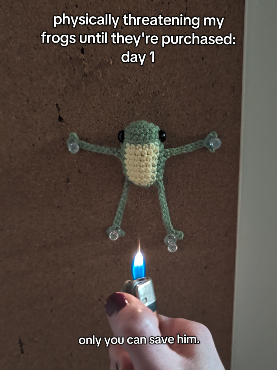 I think you know what to do. #crochettiktok #crochetsmallbusiness #crochet #funny #amigurumi 