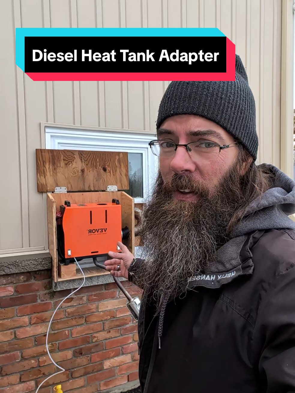 Replying to @rtargs I've been meaning to install this adapter for weeks now and just haven't had time. It was super simple to do and now I don't have to refuel every other day. This is going to make my life alot easier #heating #dieselheater #garage #winter #DIY 