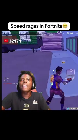 IShowSpeed Fortnite Rage #ishowspeed #fortnite #speed #fyp #trending 
