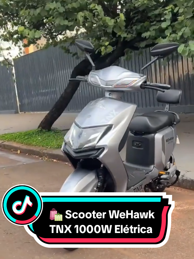 🛍️ Scooter WeHawk TNX 1000W Elétrica, 60V 20Ah Freio a Disco Chave Reserva e Painel Digital ~De R$ 8.605,00~ 💥 *Por R$ 7.399,90* 🛒 Compre aqui 👉 https://s.shopee.com.br/9zqCcHOxAq ⚠️ *Promoção sujeita à alteração de preço e estoque do site*
