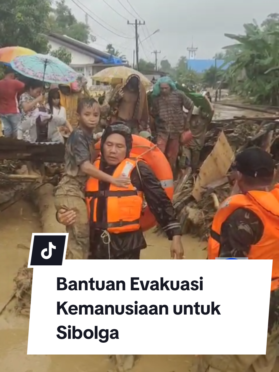 🚨 Bantuan Evakuasi Kemanusiaan untuk Sibolga Banjir dan material longsor yang melanda Sibolga membuat warga di sejumlah titik harus dievakuasi. Tim relawan, masyarakat, serta petugas gabungan kini berupaya membantu mengevakuasi warga terdampak, terutama anak-anak, lansia, dan keluarga yang sulit menyelamatkan diri. 🤝 Mari kita membantu dengan doa, dukungan, dan penyebaran informasi bermanfaat. Semoga proses evakuasi berjalan lancar dan seluruh warga dalam keadaan selamat. 🙏 #PrayForSibolga #EvakuasiKemanusiaan #BantuanUntukSibolga #Sibolga #BanjirSibolga 