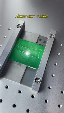 60W MOPA Laser Marking Cuts 0.2mm Aluminum #mopalaser #lasermarkingmachine #lasercuting #triumphlaser 