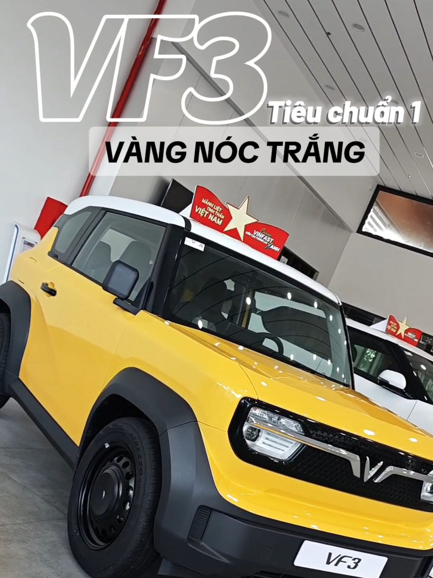 👉Trong khi chờ bản Vf3 TC2 thì bên e vẫn sẵn xe TC1 cho ac nào cần xe liền nhé 🥰🥰 #Vinfastdaklak #xuhuongtiktok #xuhuong #vf3 #vf3vang 