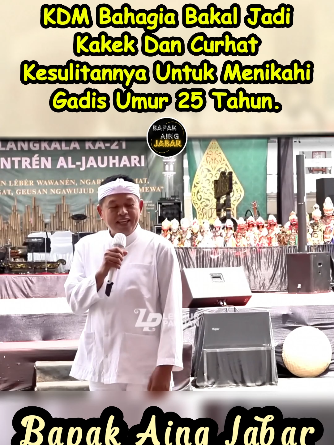 KDM BAHAGIA BAKAL JADI KAKEK DAN CURHAT SULITNYA NIKAHI GADIS KARENA NYI HYANG SUKMA AYU. #kangdedimulyadi71 #bapakaing #nyihyangsukmaayu #lemburpakuan #gubernurjawabarat #jabar #EGI #dedimulyadi #KDM