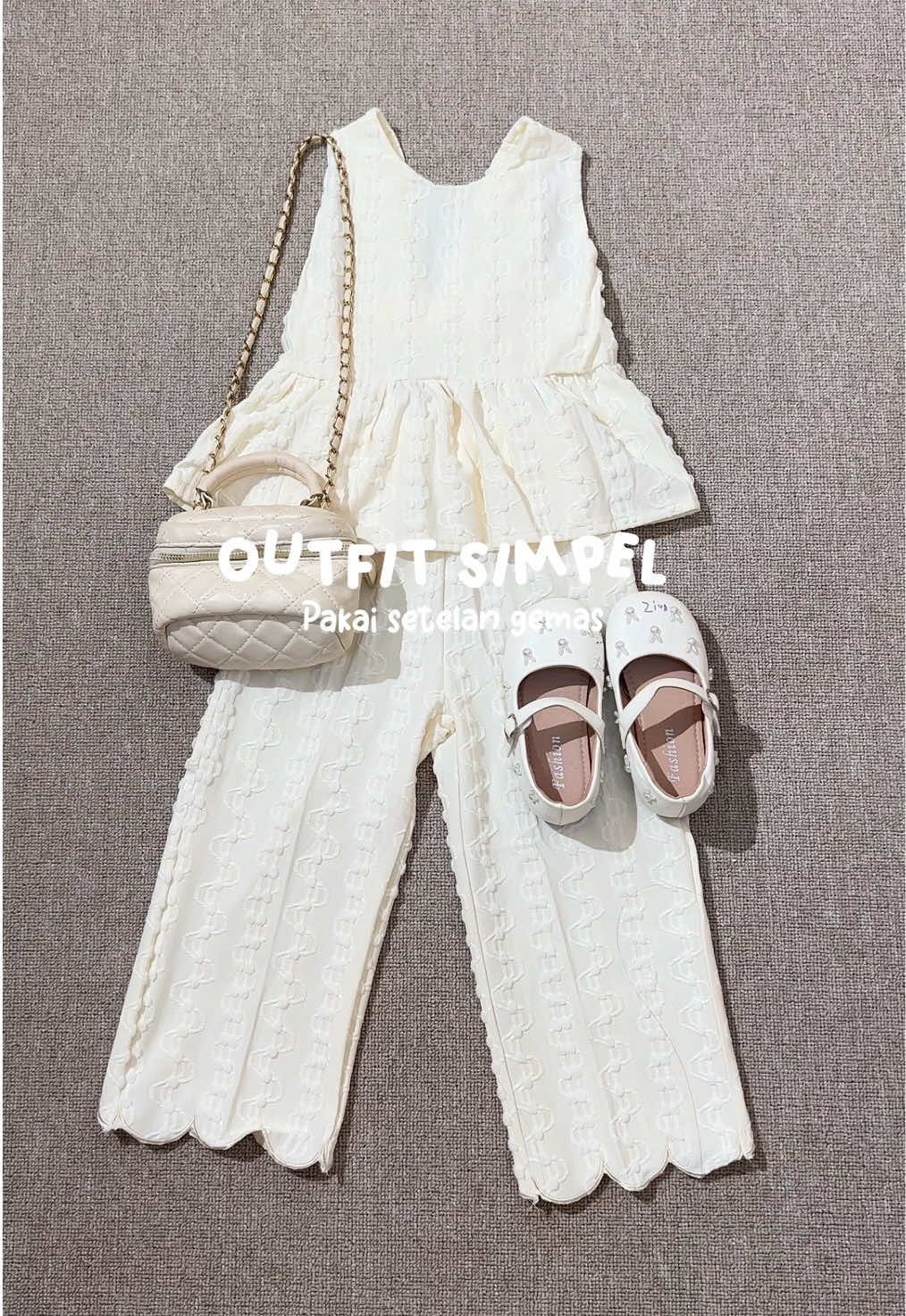 Setelan gemas #OOTD #outfitinspiration #fypシ 