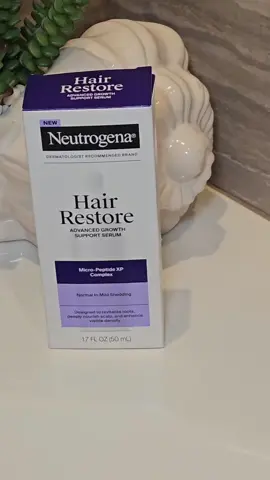 The Neutrogena Hair Restore serum that not only promotes hair growth but also prevents hair loss and balances the scalp. I really like that the texture is oily, but it doesn't make my scalp or hair greasy. It doesn't run when applied, so you don't have to worry about it running down your forehead. It's very easy to apply and absorbs. This serum is scentless and doesn't leave any residue on your scalp. My hair feels wet when applied, but then dries without any greasiness. The product without parabens,  sulfates,  dyes, phthalates. I've only been using it for a few weeks and hope the results will be worth it. @influenster @Neutrogena #complimentary #haircare #new #hairshedding #hairroutine 