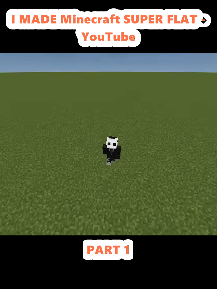 I MADE Minecraft SUPER FLAT - YouTube (1)