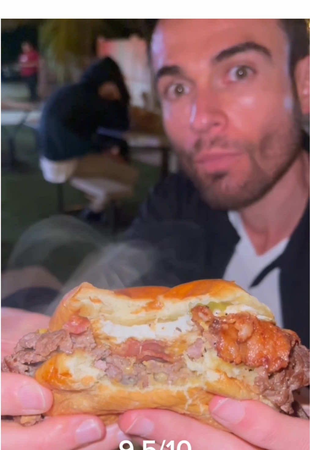 DAAAALICIOUS 🤯🔥 We hit Smackin’ Smash Burger in Loxahatchee and this spot is out of control. Here’s everything we tried: 🍔 Triple Smash Burger – fried egg + bacon + crazy juicy patties. Score: 9.5/10 🍟 Dirty Fries – burger meat + Zaza sauce = elite combo. Score: 9/10 🐔 Chicken Sandwich (x3) – big, crispy, Chick-fil-A but juiced up. Score: 8.4/10 🍔 Double Smash Burger – juicy + flavorful, needed more cheese/smash. Score: 8.6/10 📍 Location: 16651 Rembrandt Blvd, Loxahatchee, FL 33470 📱 Follow them: IG: @smackinsmashburger FB/TikTok: Smackin’ Smash Burger What score are YOU giving the triple smash? 🍔🔥 Drop it below 👇 #SmashBurger #floridafoodie #FoodReview #burgertok #palmbeacheats 