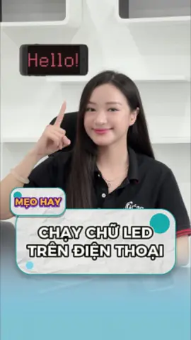 Ứng Dụng Chạy Chữ LED Trên Màn Hình iPhone – Hiệu Ứng Cực Đẹp, Cực Nổi Bật! ✨🔆 👉 Tạo chữ chạy, chữ phát sáng, phù hợp livestream – sự kiện. #Iphone #tao247 #iphonesinhvien #tragop0đ #iphonetips       