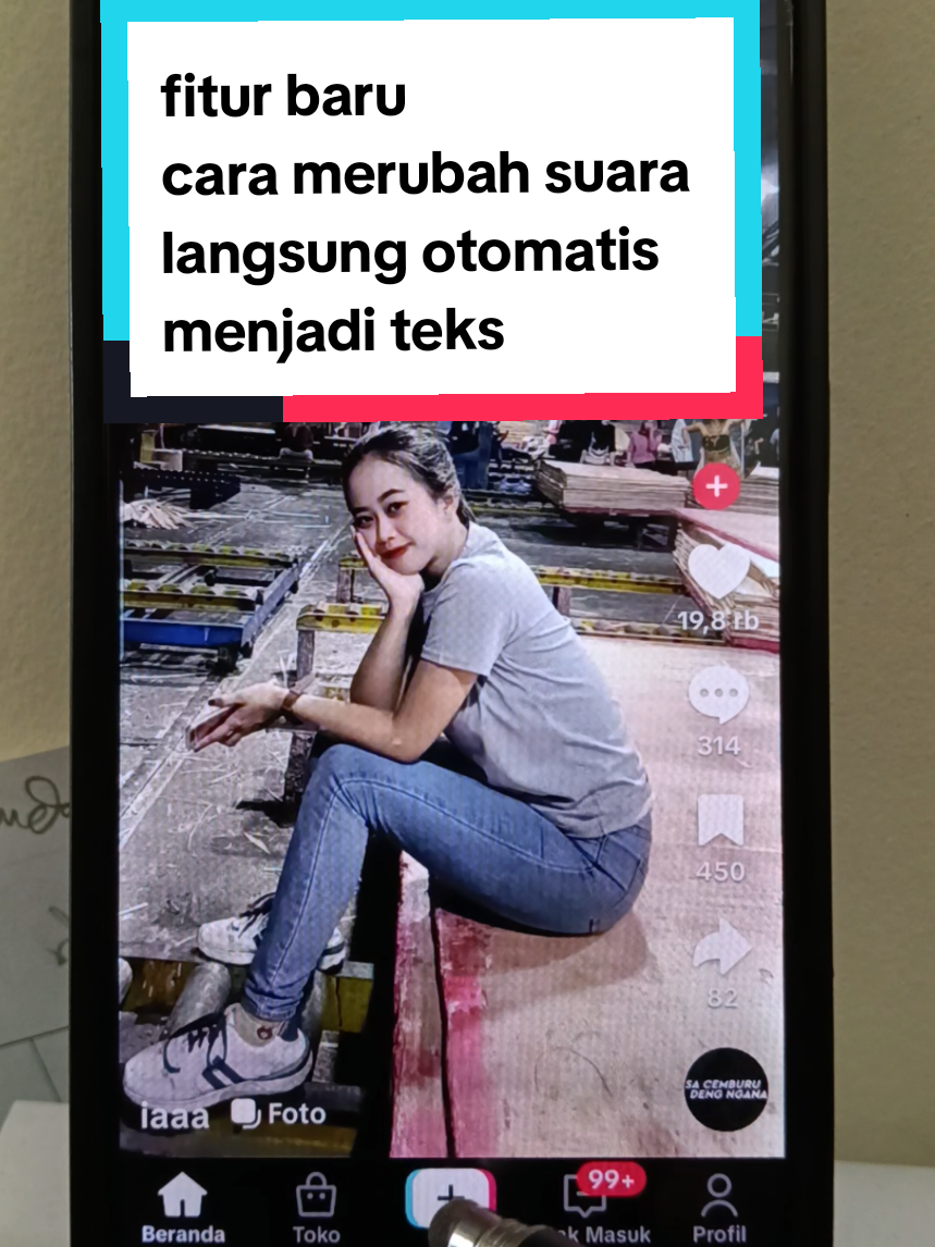 cara merubah suara langsung menjadi teks di tiktok #creatorsearchinsight  #edit #video #keren 