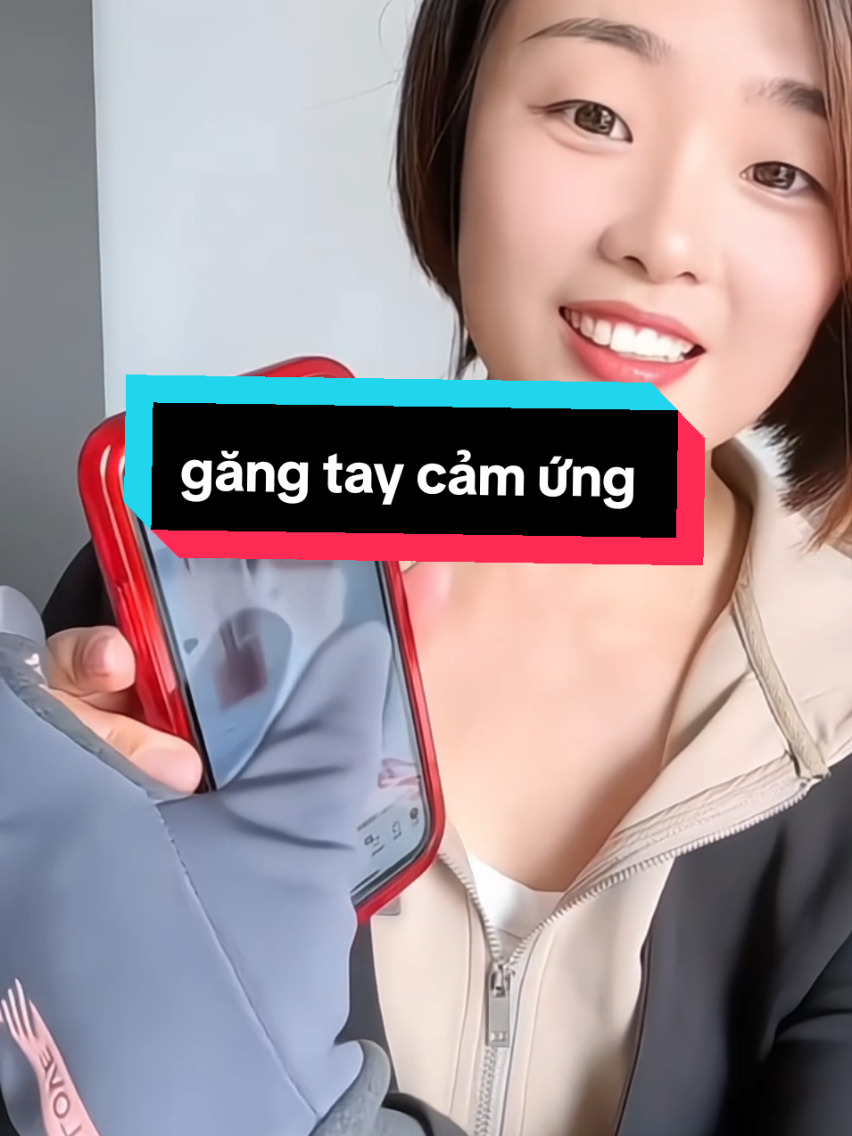 Gang Tay Lót Nỉ Đi Xe Máy dùng được điện thoại #gangtay#xemay#diphuot 