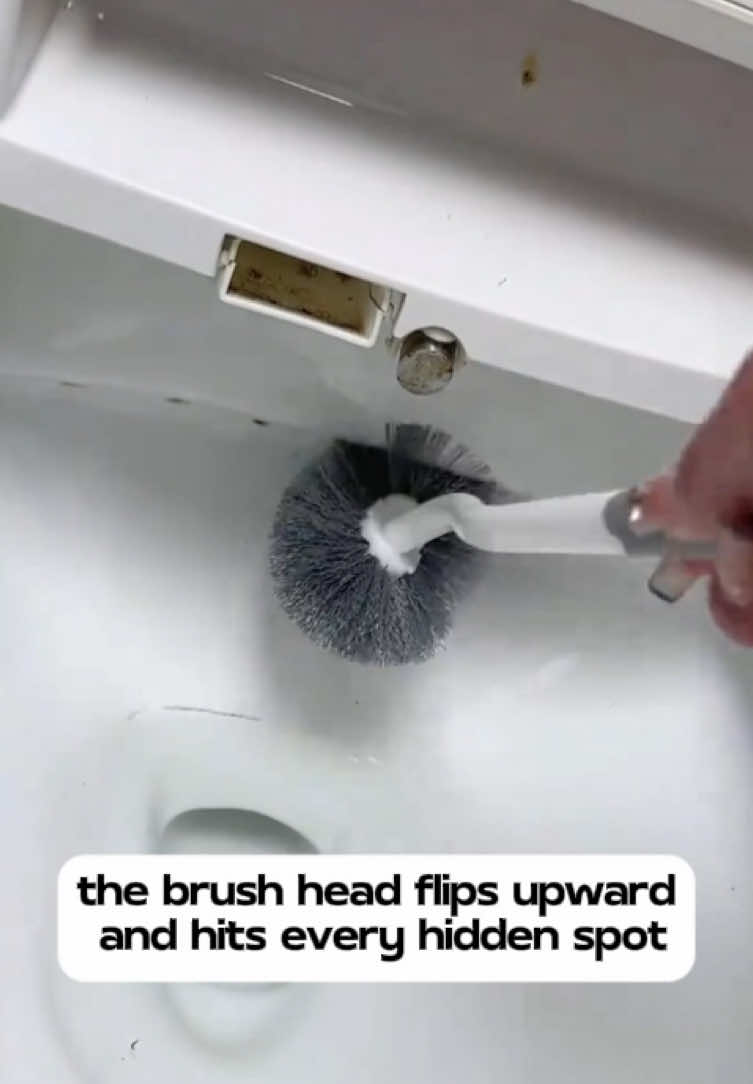 Clean Toilet, Happy Home: S-Shaped Brush Satisfying Reveal　#SShapedBrush #ToiletHack #CleaningTok #SatisfyingClean #BathroomHack #NoTouchCleaning #LifeHack #CleanTok #HomeEssentials #2025Viral 