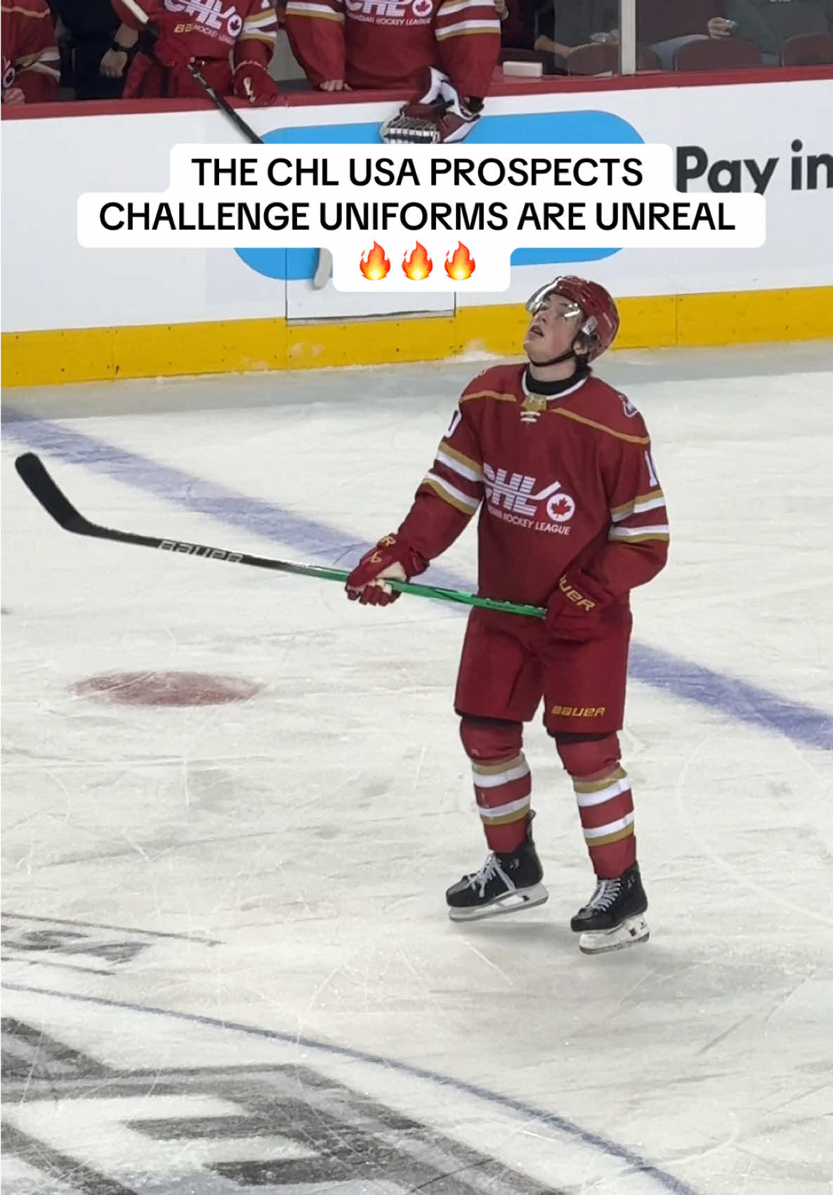 The CHL’s top draft-eligible prospects are taking on the USNTDP and their uniforms are beautiful 🔥
