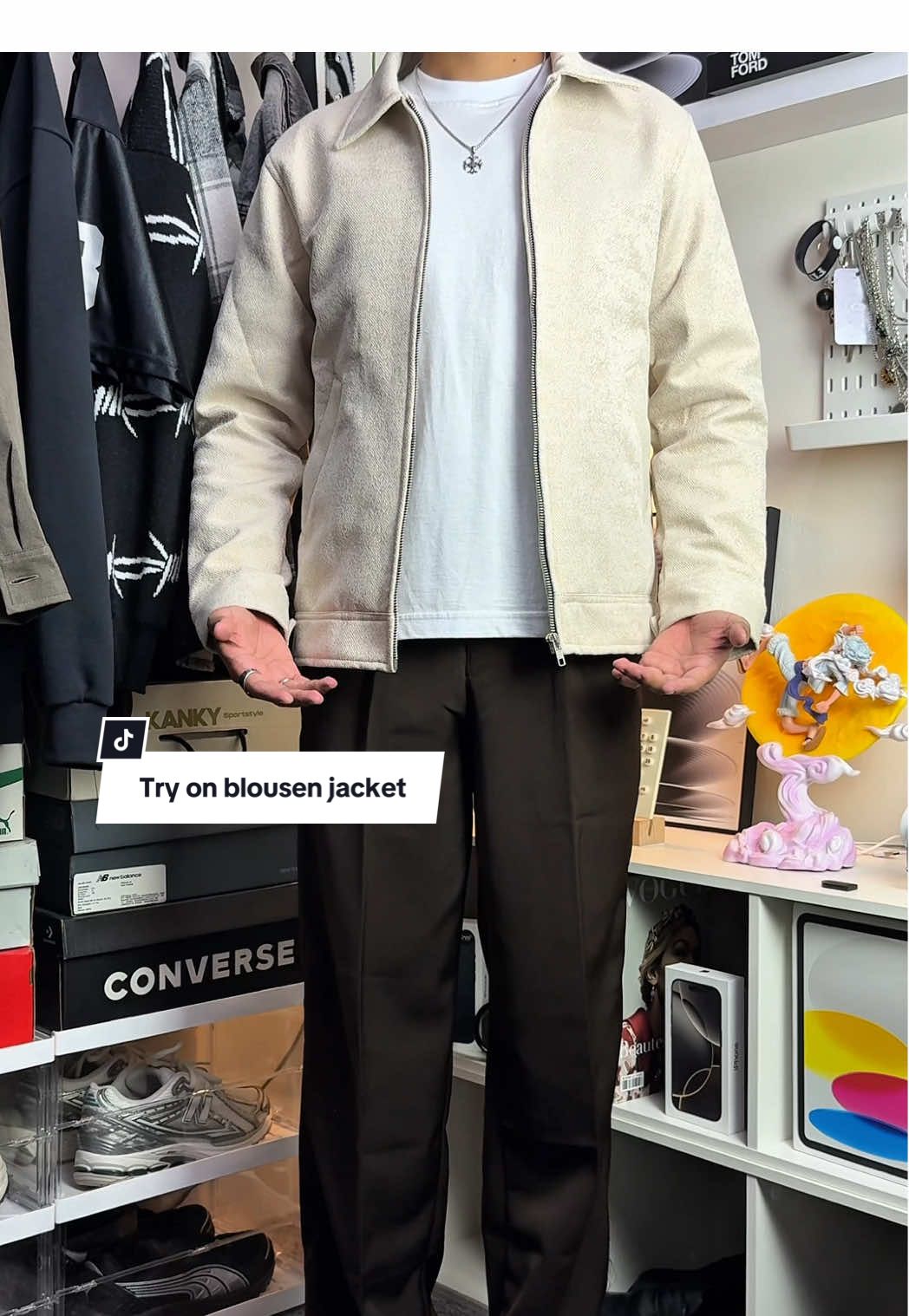 Membalas @hufft secakep ini dibilang goni? 🥵 coba dulu baru komen👌🏼 — #jacket #jaketpria #wooljacket #jaketmurah #fyp 