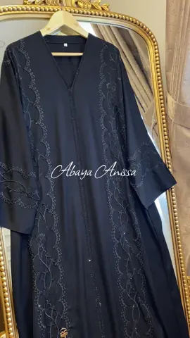 Blac Abaya Bordir 🖤 #abayadubai #jwahercollection #readystock 