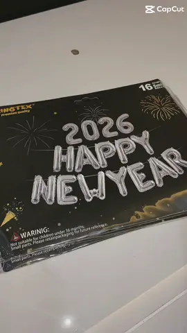 2026 Happy New Year Foil Balloon set #backdrop #happynewyear #2026 #fyp 