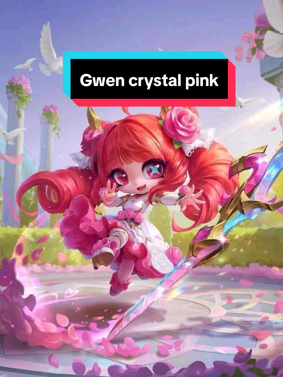 Team Fight Tatics - 🩷🔮 New Chibi : Gwen crystal pink PS : Super Cute UwU  #teamfighttatics #tft #gwen #fyp #xuhuong 