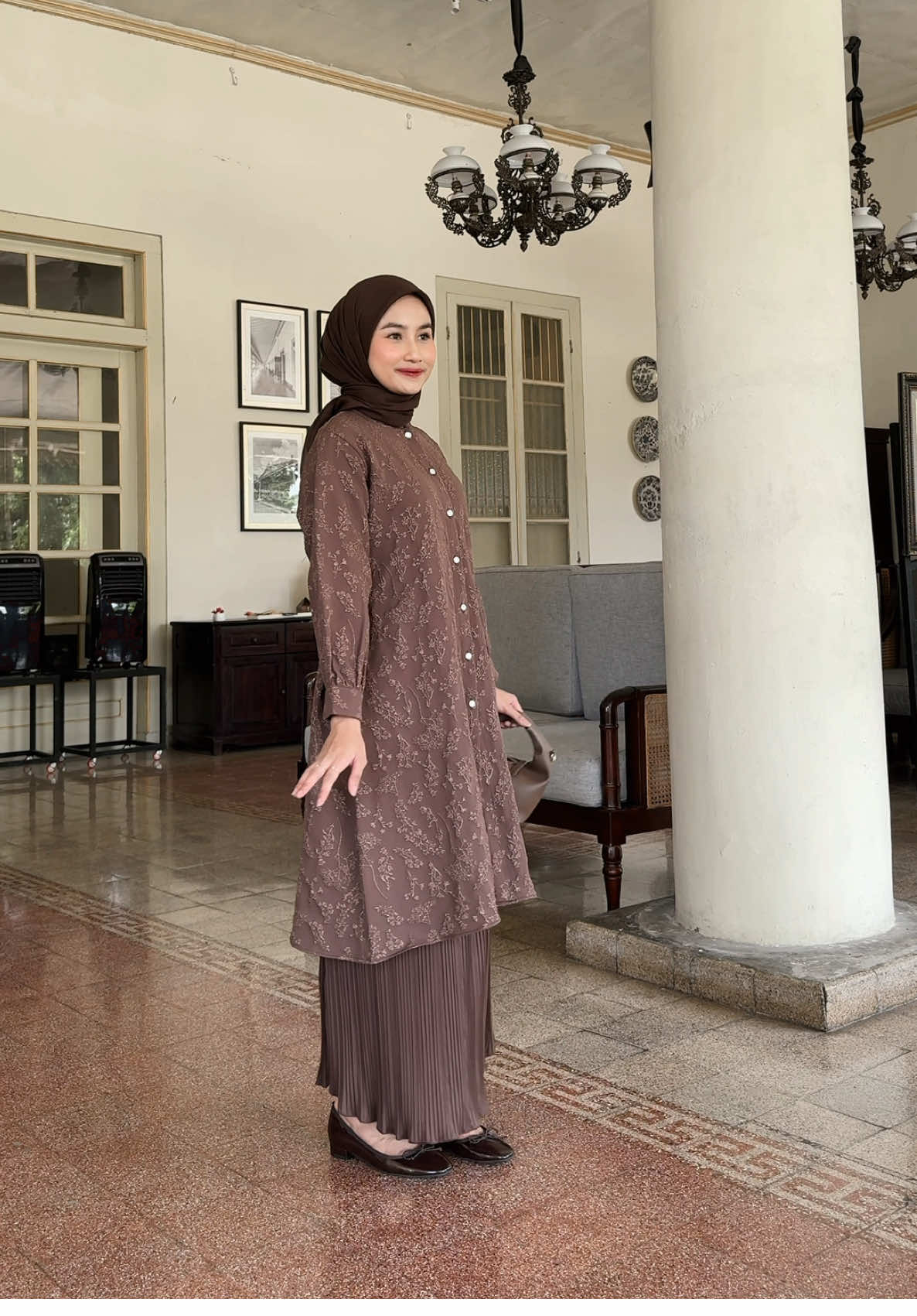 outfit lebaran mahogany✨
