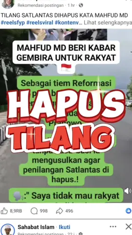Maggie MD usul agar tilang dihapuskan. #polisi #polantas #tilang #mahfudmd #presidenprabowo 