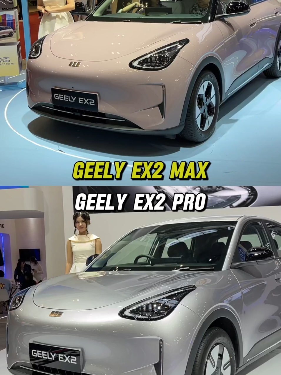Geely EX2 Max Vs Pro #geelyex2 #geelyex2max #geelyex2pro #gjaw2025 #revieweramatir 