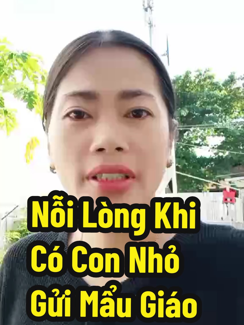 Nỗi lòng khi có con nhỏ khi gửi nhà trẻ  #minhchau84 #mebim #xaykenhtiktok #bucxuc #phuhuynh 