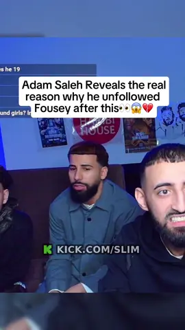 Adam Saleh Reveals the real reason why he unfollowed  Fousey after this👀😱💔 #fyp #adamsaleh #fousey #youtube #viral 