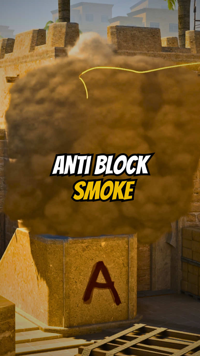 ANTI BLOCK SMOKE ON MIRAGE #CS2 #COUNTERSTRIKE 