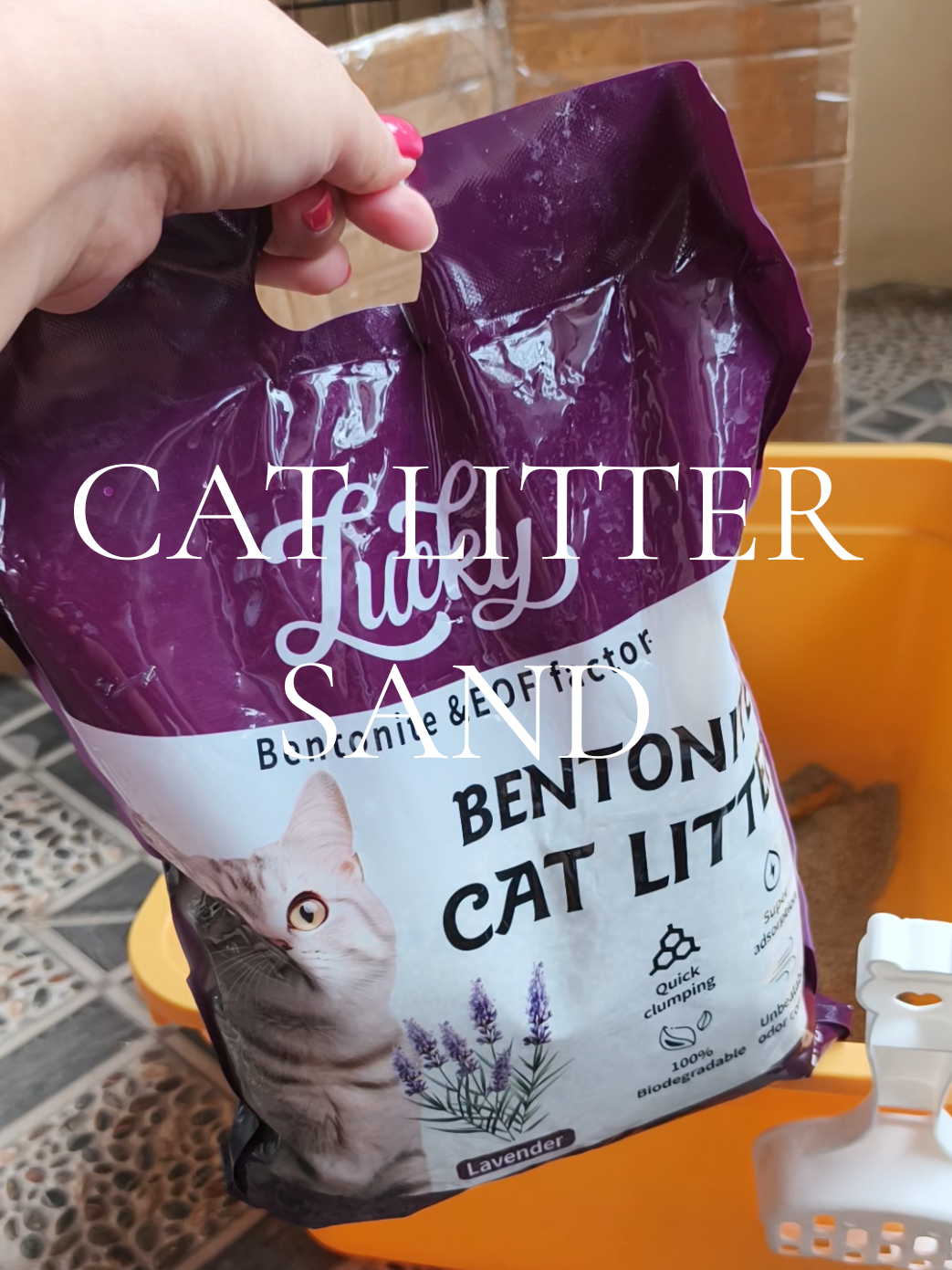 BUY 1 TAKE 1 Cat Litter Sand hindi tinipid sa quality kahit mura lang #catlitter #bentonitecatlitter #littersand #cat #affordablecatlitter 