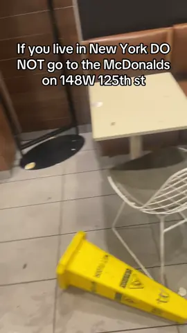 I just went to get some fries and found the most disgusting scenery ever. With roaches If you see 2 just know there’s an infestation. #mcdonalds #infestation #newyork 