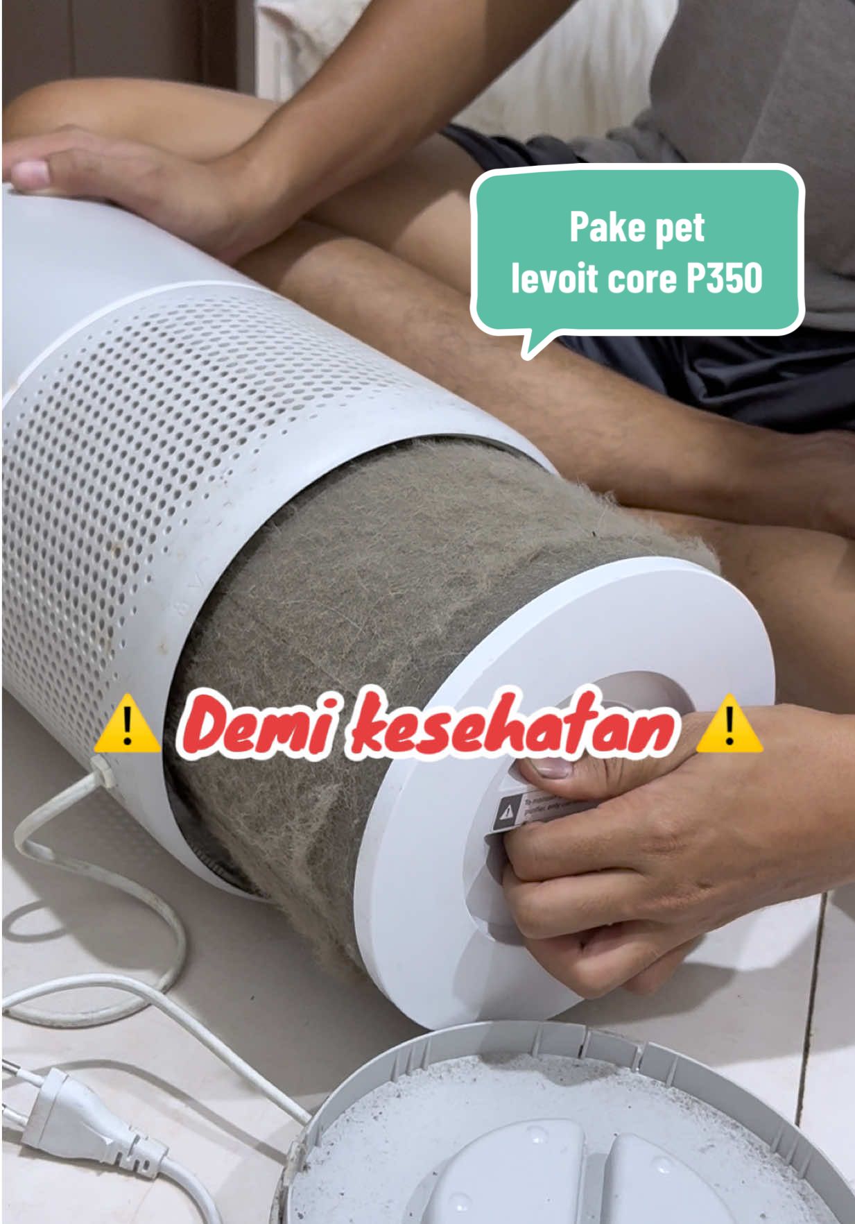 Punya kucing ? pasti punya levoit core p350 pet kann 👏🏻😍 . . #levoitcorep350 #levoitairpurifier #levoitpet #airpurifier #filterudara @Levoit_indonesia 