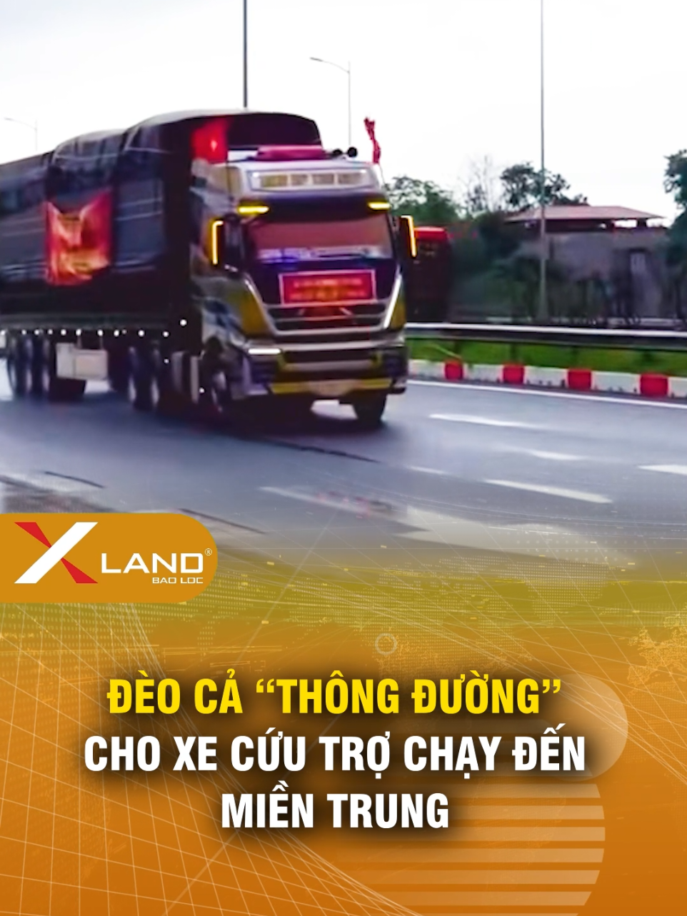 Ấm lòng, Đèo Cả thông đường cho xe cứu trợ chạy đến miền Trung... #xland #lamdong #xuhuong #tintuc #lu 