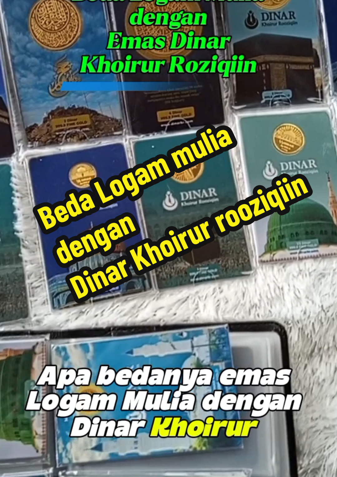 Apa bedanya emas LM dengan Dinar Khoirur Rooziqiin? Kalau harus memilih, mana yang harusnya dipilih? klik link di bio #dinarkhoirurrooziqiin #emas24k #logammulia #EdukasiDinar #investasi 