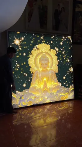 Nguyện tất thảy chúng sinh đều kính niệm Di Đà 🙏🙏🙏 #tranhphat #tranhphongtho #trangtriphongtho #phatphap #phatphap 