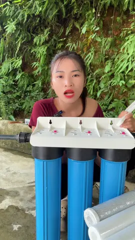 Bộ 3 cốc lọc 20inch lắp vị trí nước đầu nguồn giá rẻ #minhdola #loilocnuoc #cocloc20inch #coclocdaunguon #xuhuong 