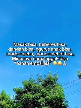 Istri serba bisa minusnya nggak bisa nahan emosi aja 🫢😋🤣 #istri #suamiistri #rumahtangga #fyp #xybca 