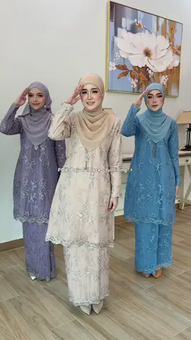 Your perfect baju kurung for any occasion 😘 Konvo sesuai, majlis tunang sesuai, Raya lagi sesuai tau 😍✨ #bajuraya2026 #bajukonvo #bajukenduri #fyp #kurungfulllace 