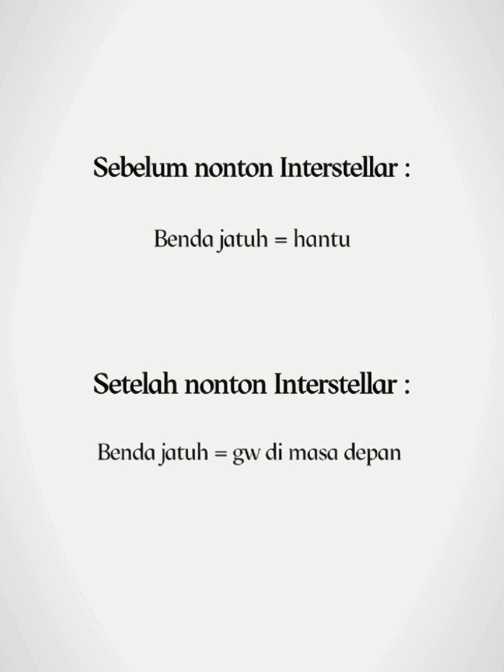 semenjak nonton Interstellar gak takut lagi Dengan hal-hal mistis #interstellar #fyp #xybca #beranda #fypagetiktok 