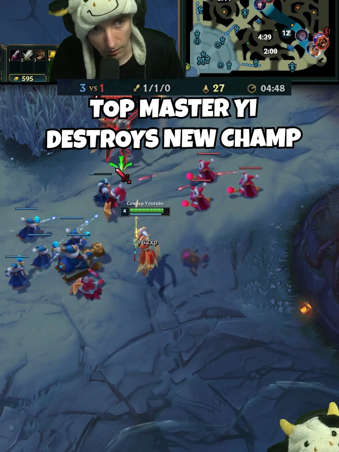 New champion is EASY to deal with in the top lane with Master Yi #leagueoflegends #leaguetok #leaguetiktok #masteryi
