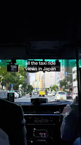 Taxi ride views in Japan #japan #travel #taxi 